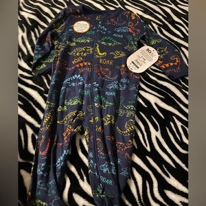 One 3-6 onesie and one two piece jogger set (lime green and black).